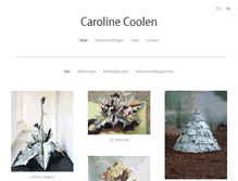 Tablet Screenshot of carolinecoolen.com